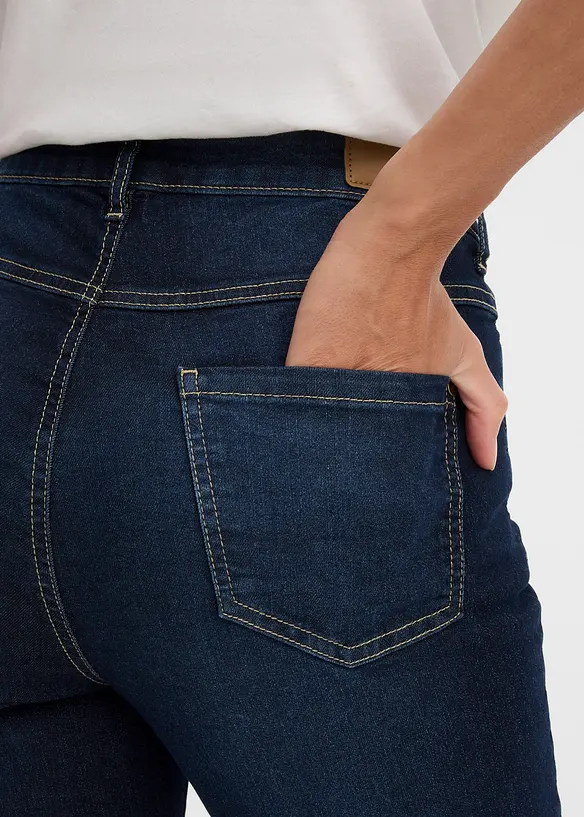 Jean skinny taille mi-haute, extensible, bonprix