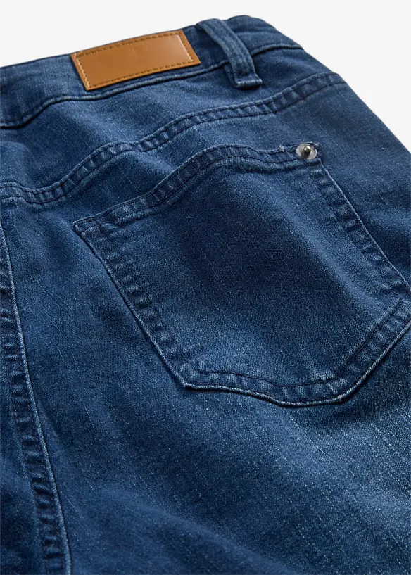 Jean skinny taille haute, cropped, bonprix