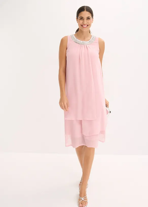 Robe de qualit&eacute; avec application, bonprix