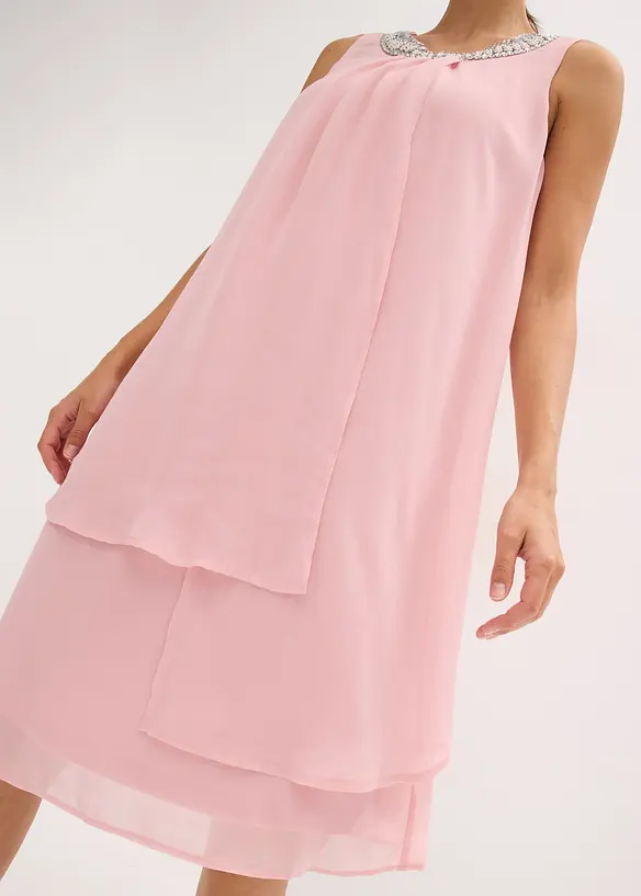 Robe de qualit&eacute; avec application, bonprix