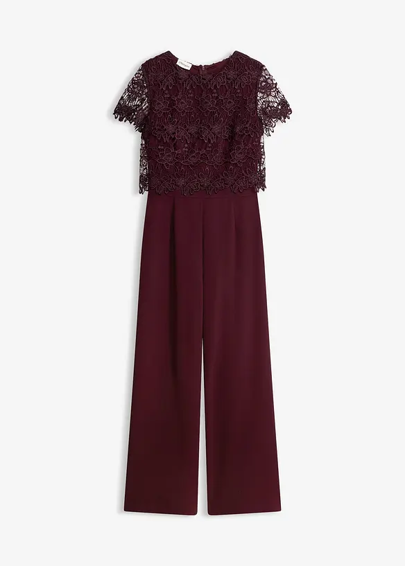 Combinaison douce en mati&egrave;re n&eacute;opr&egrave;ne avec dentelle, bonprix