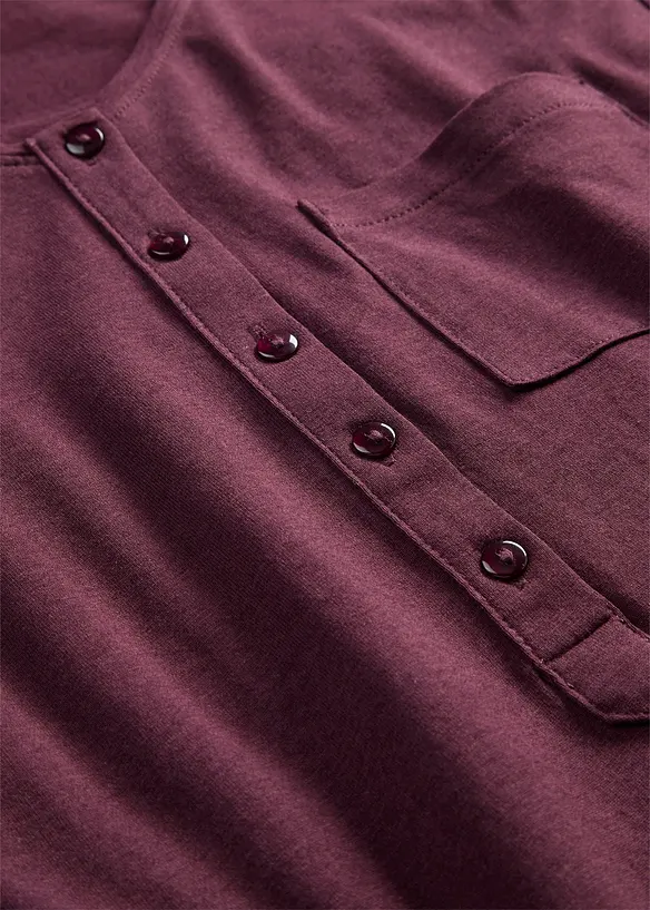 T-shirt en coton et viscose, bonprix