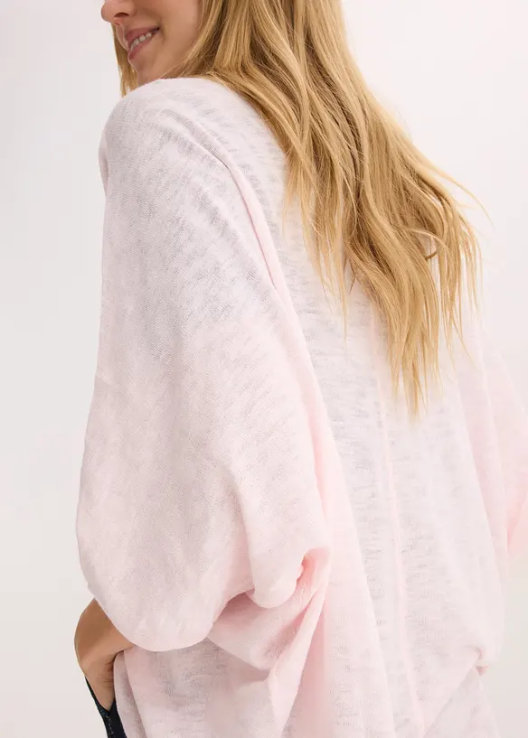 Gilet en fine maille 100% coton, bonprix