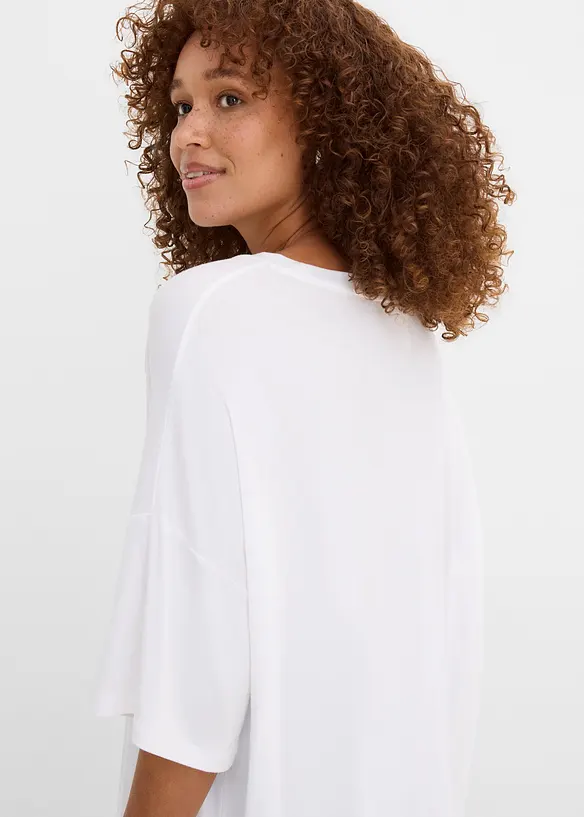 T-shirt oversize en viscose fluide, bonprix