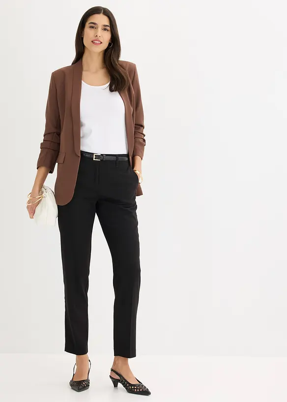 Pantalon de tailleur, taille courte, bonprix