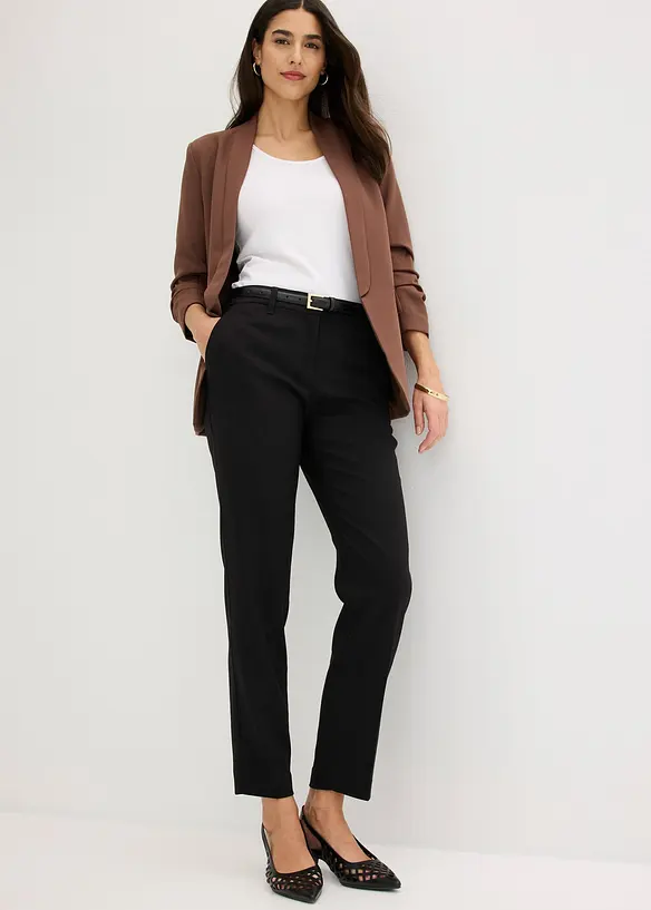 Pantalon de tailleur, taille courte, bonprix