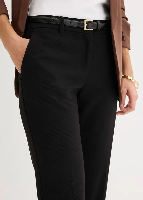 Pantalon de tailleur, taille courte, bonprix