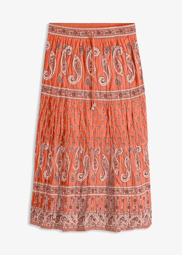 Jupe longue 100% coton, bonprix