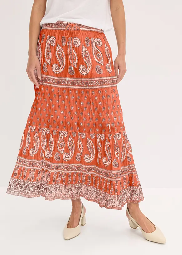 Jupe longue 100% coton, bonprix