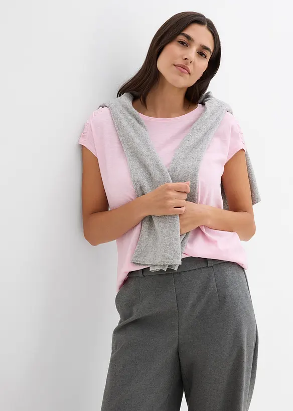 T-shirt boxy, manches courtes, bonprix