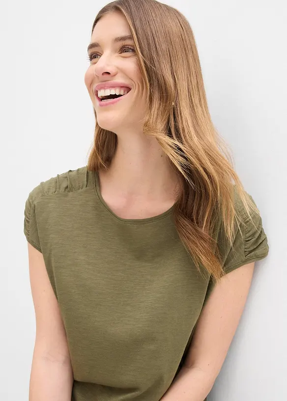 T-shirt boxy, manches courtes, bonprix
