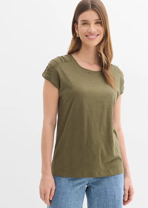 T-shirt boxy, manches courtes, bonprix