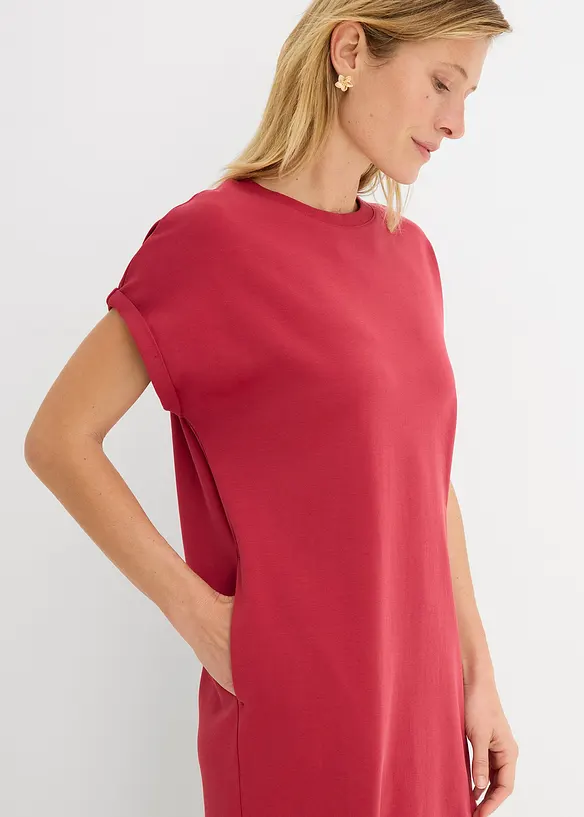 Robe courte en interlock &eacute;pais, bonprix