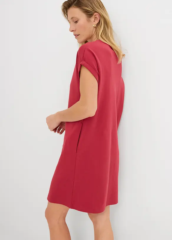 Robe courte en interlock &eacute;pais, bonprix