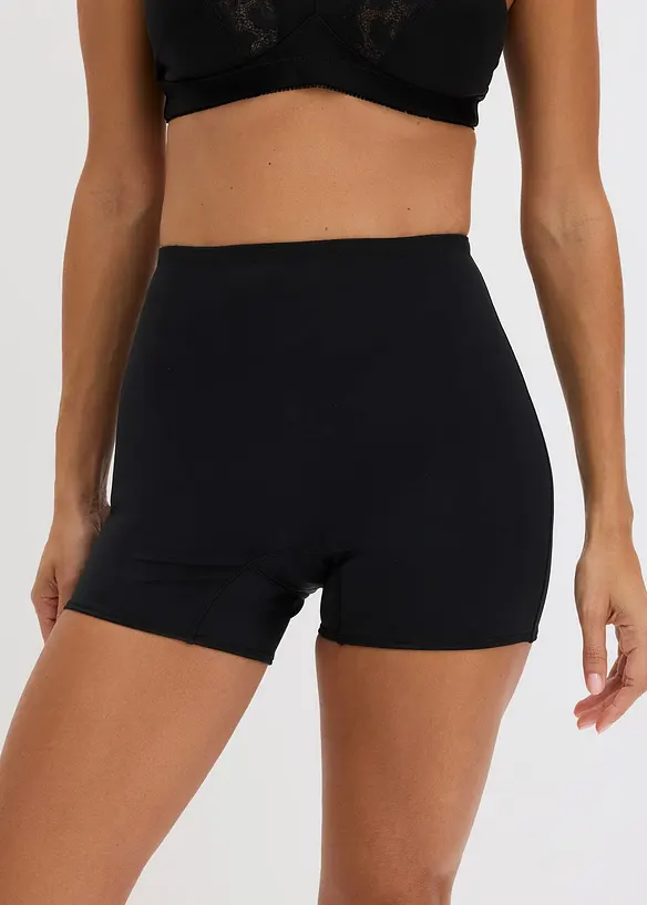 Lot de 2 panties sculptants, maintien mod&eacute;r&eacute;, bonprix