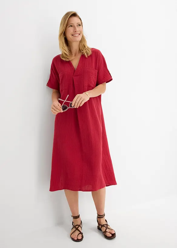 Robe caftan en gaze de coton douce, bonprix