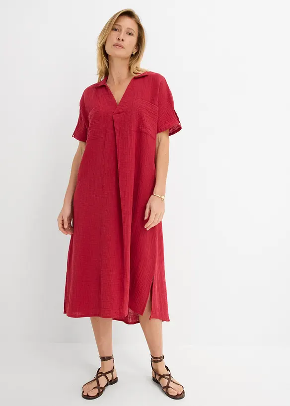 Robe caftan en gaze de coton douce, bonprix