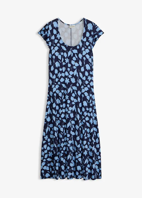 Robe imprim&eacute;e en jersey viscose, bonprix