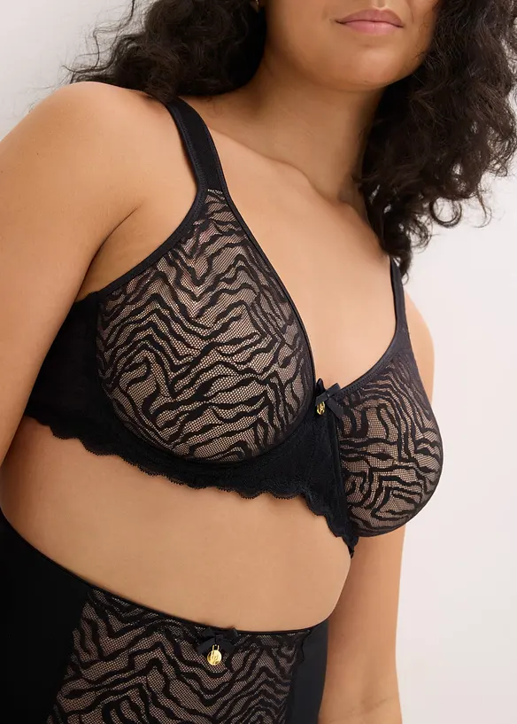 Soutien-gorge minimiseur &agrave; bretelles rembourr&eacute;es, bonprix