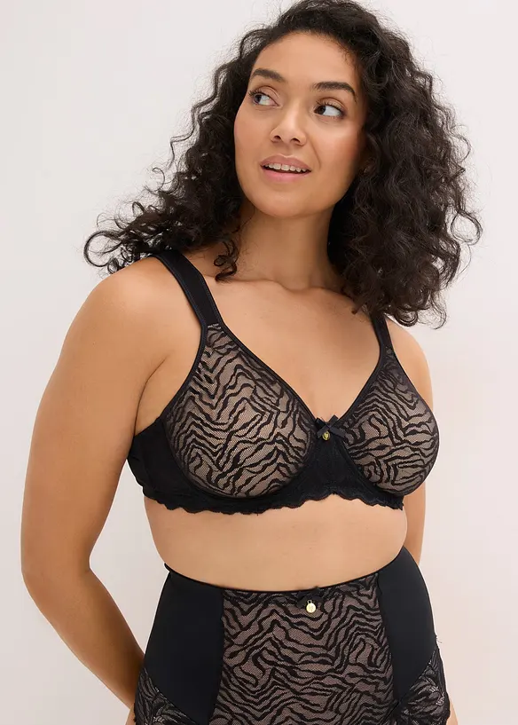 Soutien-gorge minimiseur &agrave; bretelles rembourr&eacute;es, bonprix
