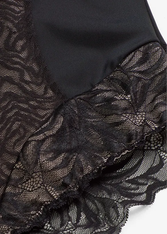 Panty sculptant &agrave; dentelle, maintien mod&eacute;r&eacute;, bonprix