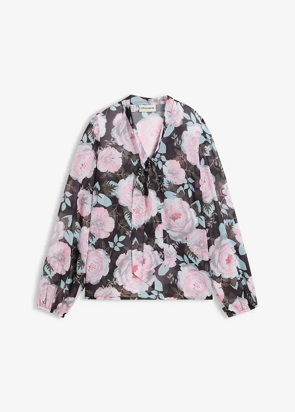 Blouse &agrave; lavalli&egrave;re, bonprix