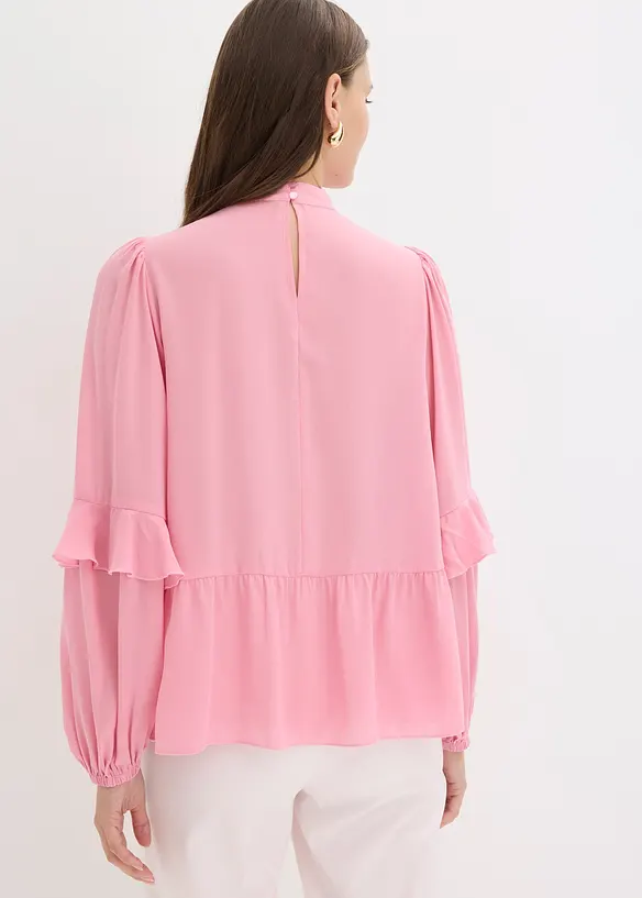 Blouse &agrave; volants, bonprix