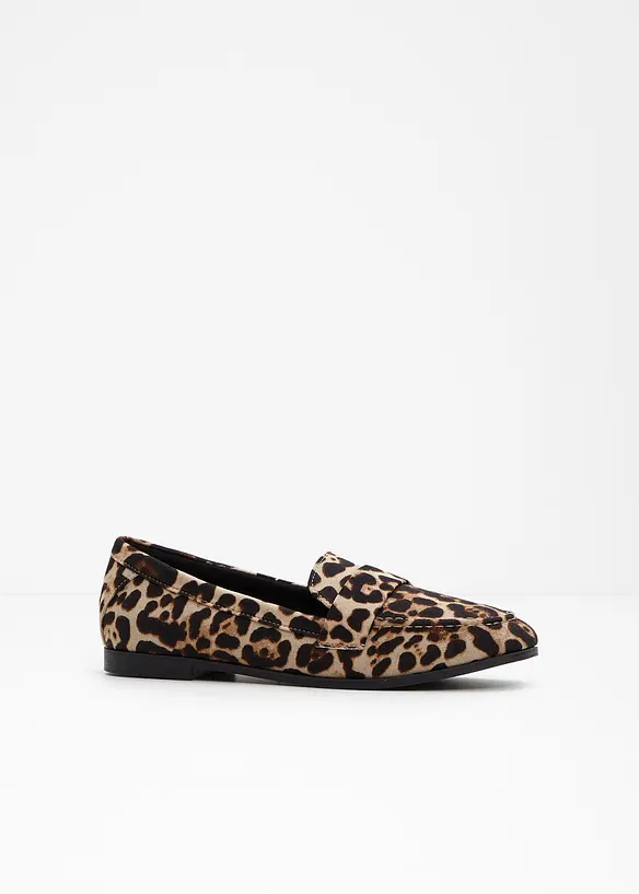 Mocassins au look animalier, bonprix