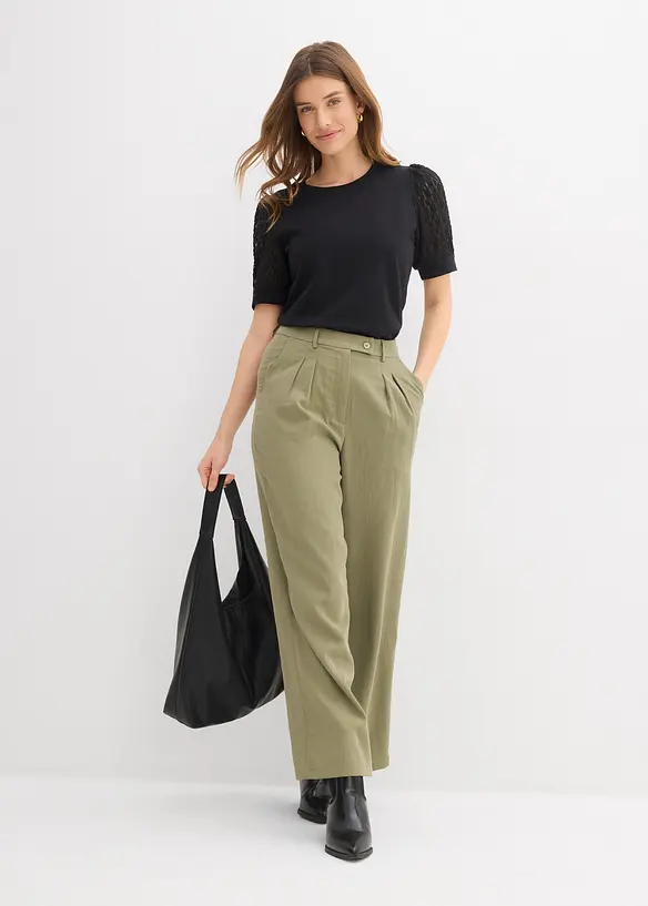 T-shirt en coton extensible, bonprix