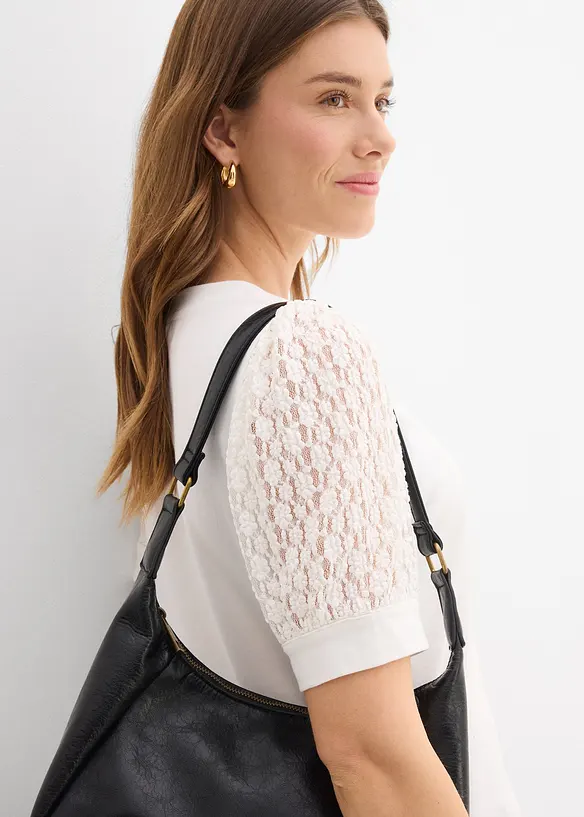 T-shirt en coton extensible, bonprix