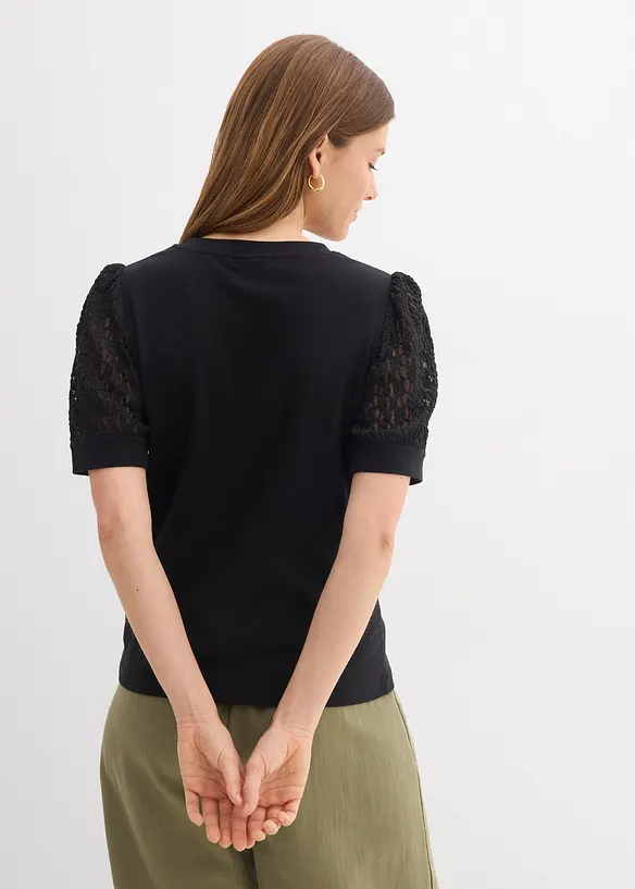 T-shirt en coton extensible, bonprix