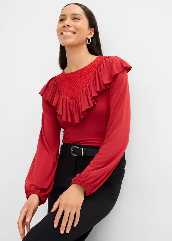 T-shirt en viscose extensible, bonprix