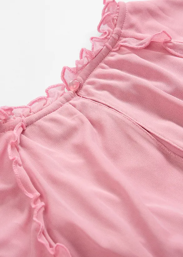 Robe en jersey et mesh fin, bonprix