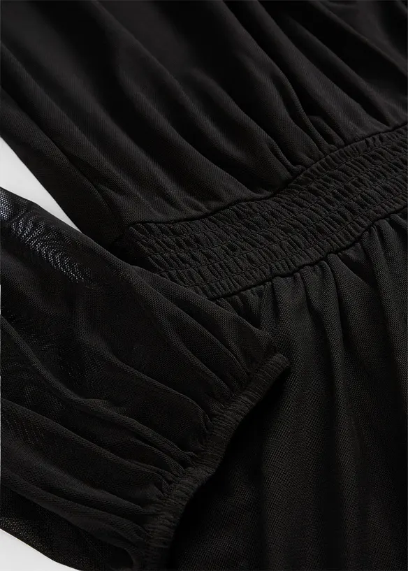 Robe en jersey et mesh fin, bonprix