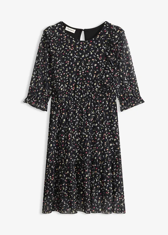 Robe en jersey et mesh fin, bonprix