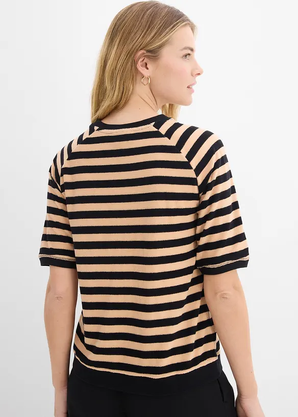 T-shirt en tissu &eacute;ponge doux, bonprix
