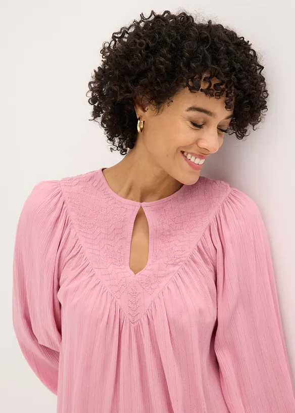 Tunique &agrave; broderie, bonprix