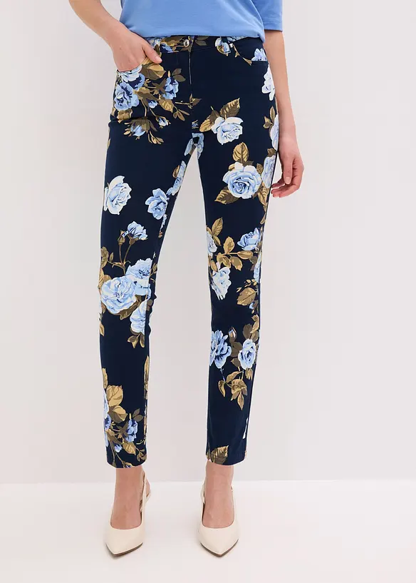 Pantalon 7/8 en coton extensible, bonprix