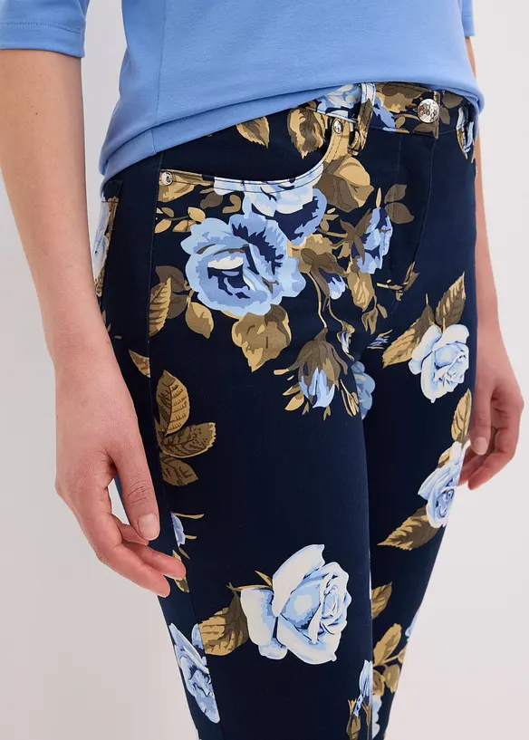 Pantalon 7/8 en coton extensible, bonprix