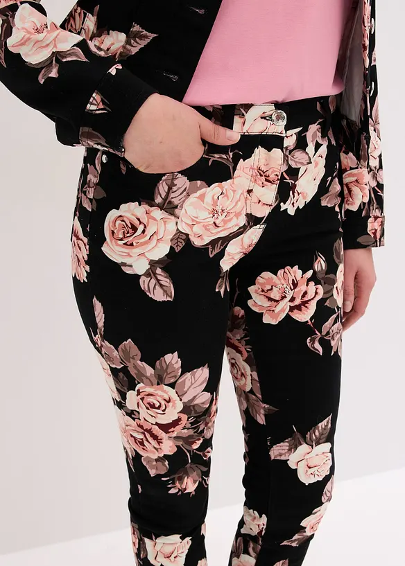 Pantalon 7/8 en coton extensible, bonprix