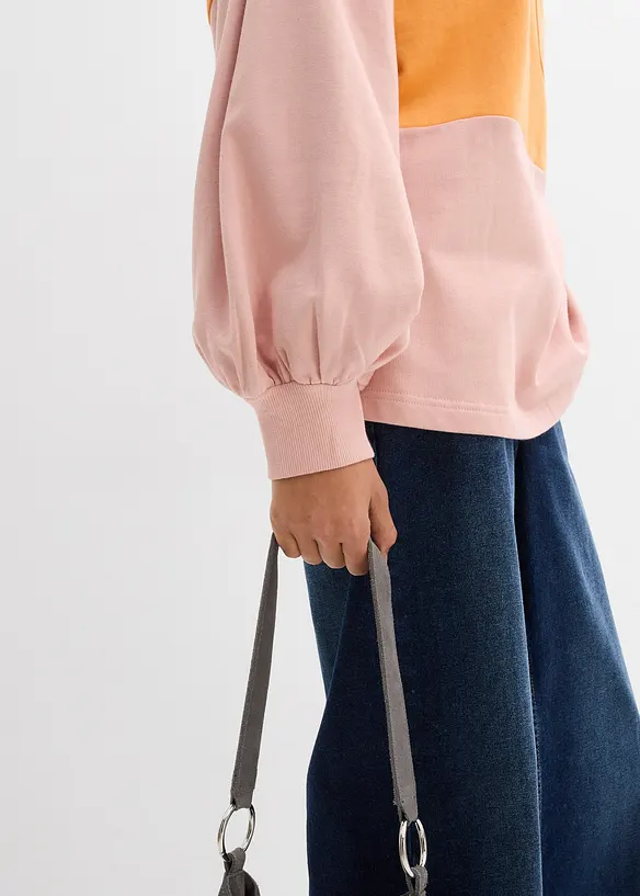 Sweat oversize 100% coton, bonprix