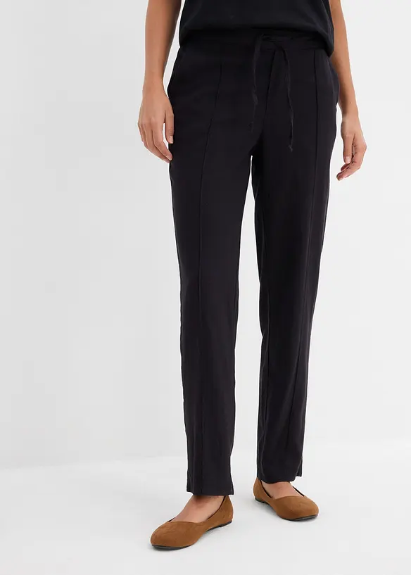 Pantalon en lin m&eacute;lang&eacute;, bonprix