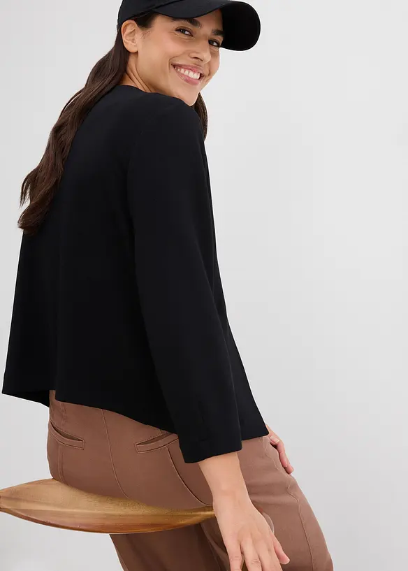 Veste en mati&egrave;re sweat, bonprix