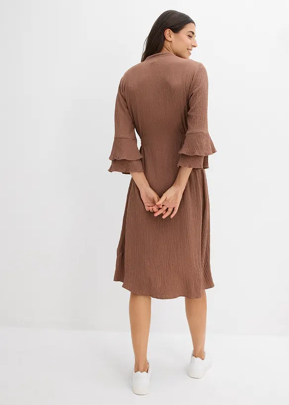 Robe en mati&egrave;re textur&eacute;e, bonprix