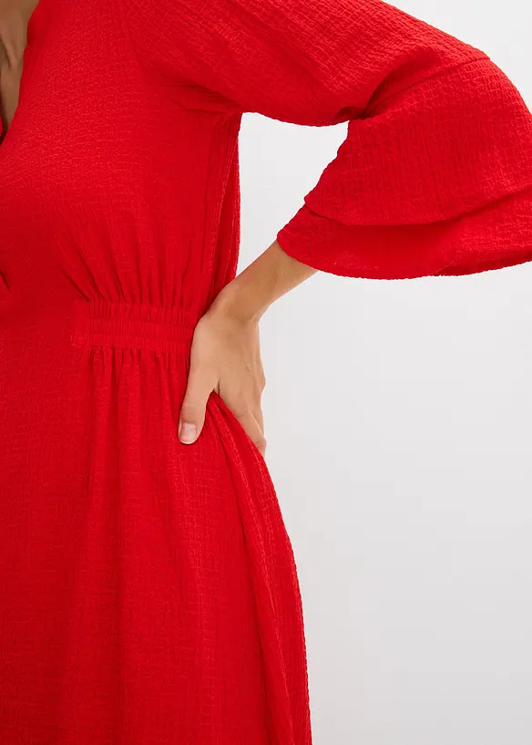 Robe en mati&egrave;re textur&eacute;e, bonprix