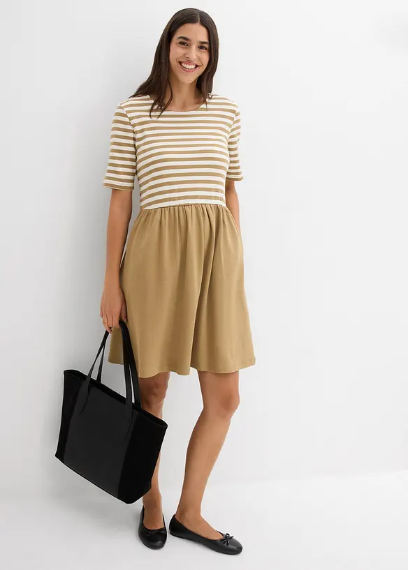 Robe en jersey 100% coton, bonprix