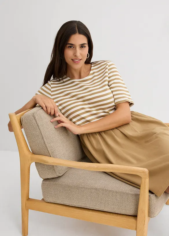 Robe en jersey 100% coton, bonprix