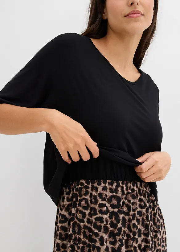 Robe fluide en jersey viscose, bonprix
