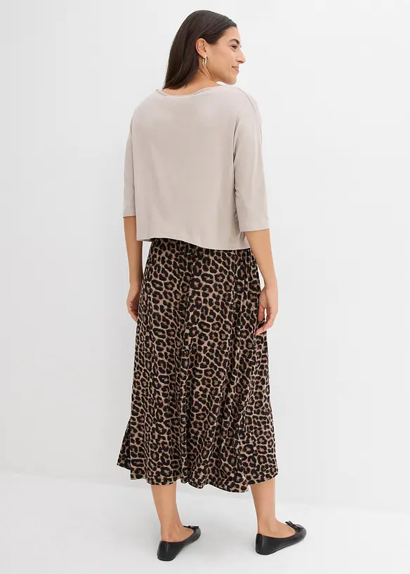 Robe fluide en jersey viscose, bonprix
