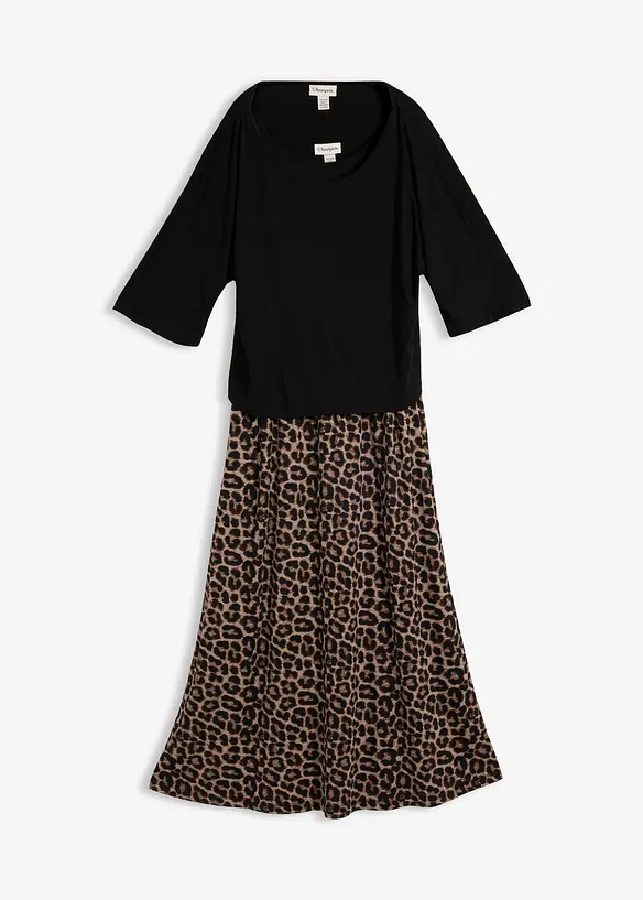 Robe fluide en jersey viscose, bonprix